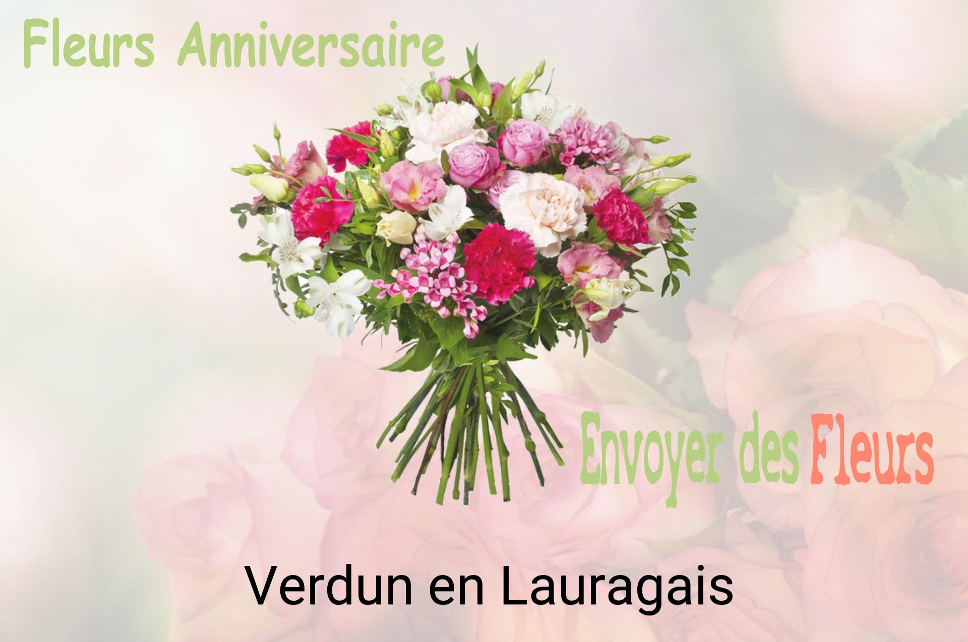Bouquet de fleurs d’anniversaire livré à Verdun-en-Lauragais