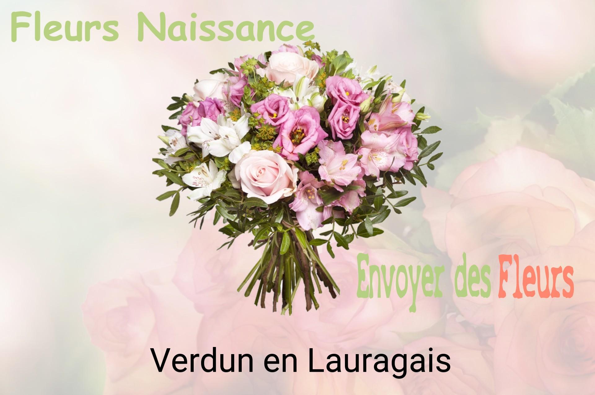 Bouquet de fleurs de naissance livré à Verdun-en-Lauragais
